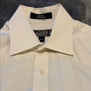 Men's Cream Signa Dress Shirt 15 32